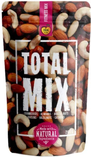 Směs oříšků a plodů IBK 200 g TOTAL MIX - FITNESS