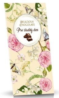 Dárková mléčná čokoláda OBÁLKA 100 g - PRO SLADKÝ DEN
