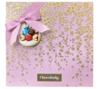 Italské pralinky CHOCOLADY 200 g ROMANTICO růžová