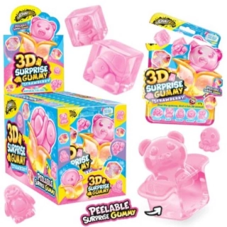 3D SURPRISE GUMMY 57 g - mini želé ZVÍŘÁTKA (18 ks v sáčku)