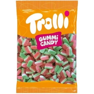 Želé TROLLI 1 kg SOUR WATERMELON - kyselý meloun - sáček 1 kg - velké balení