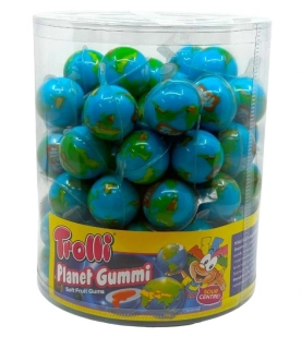 Plněné želé TROLLI PLANET GUMMI 18.8 g - ZEMĚKOULE (balení 80 ks)