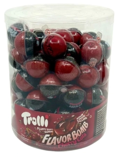 Plněné želé TROLLI FLAVOR BOMB 18.8 g - plněné želé COLA - CHERRY (balení 80 ks)