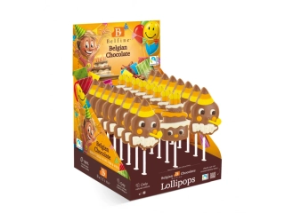 Belgické čokoládové lízátko BELFINE 25 g PÁRTY - lízátko na oslavu