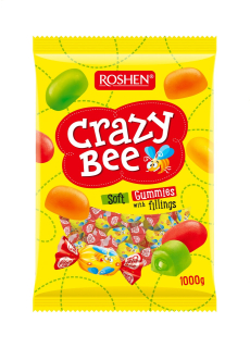 Ovocné želé bonbóny ROSHEN 1 kg CRAZY BEE soft gummies