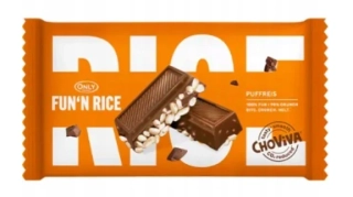 CHoVIVA RICE 180 g - alternativa čokolády bez kakaa s pufovanou rýží 