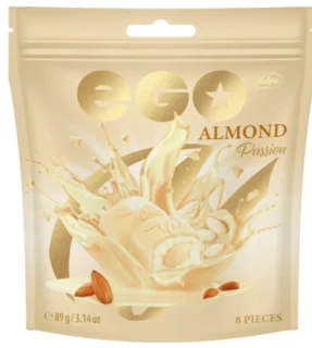 Pralinky VOBRO EGO 89 g - bílé mandlové