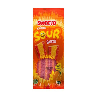 Želé pásky SWEETO 75 g kyselé - MANGO