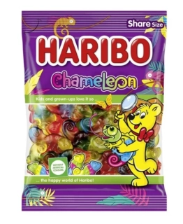 Želé HARIBO 160 g CHAMELEON - ovocné barevné želé - VÝPRODEJ !!! DMT: 3/2026