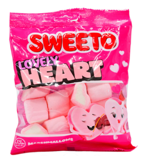 Pěnová cukrovinka Marshmallow s ovocnou příchutí 60 g, SWEETO