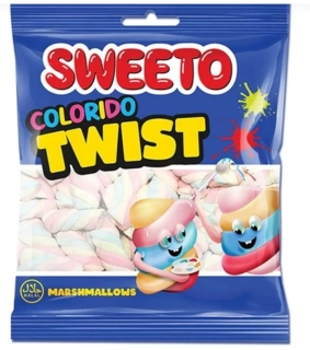 Pěnová cukrovinka Marshmallow s ovocnou příchutí 60 g, SWEETO