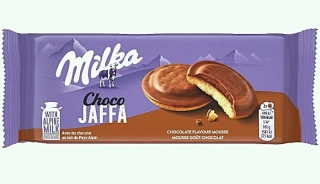 Milka Choco Jaffa 128g Choco Mousse polomáčené piškoty 
