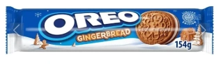 Sušenky OREO 154 g GINGERBREAD - se skořicí a zázvorovou příchutí