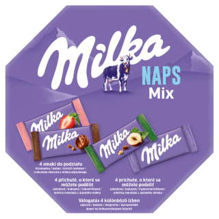 Čokoládičky MILKA 138 g NAPS MIX