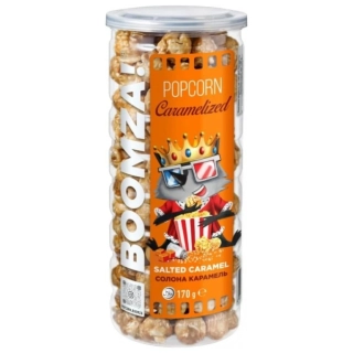 Popcorn BOOMZA 170 g karamelizovaný - slaný karamel