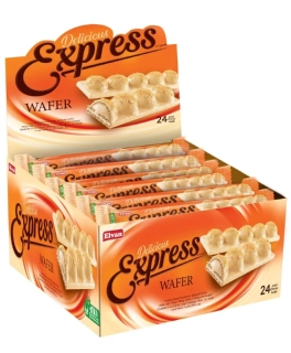 Oplatka EXPRESS 30 g - mléčná s kadayif - balení 24 ks