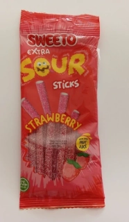 Cukrovinka kyselé želé s jahodovou příchutí 75 g, SWEETO