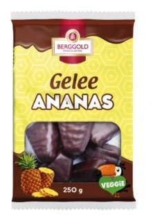 Želé v čokoládě BERGGOLD 250 g ANANAS