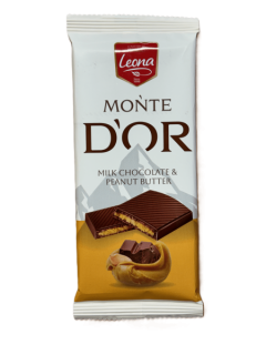 Čokoládová pochoutka MONTE D´OR 90 g - ARAŠÍDOVÉ MÁSLO