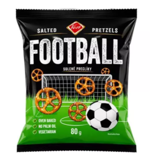 Slané preclíky 80 g - FOTBAL
