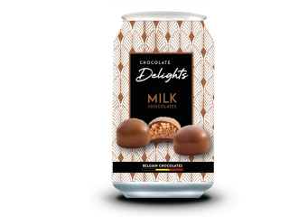 Originální belgické pralinky DELIGHTS 65 g - PLECHOVKA - MILK