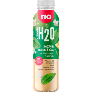 Vitamínový nápoj RIO H2O 400 ml - jasmín & zelený čaj