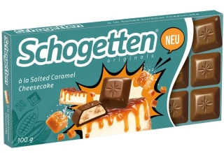 Čokoláda SCHOGETTEN 100 g SALTED CARAMEL CHEESCAKE