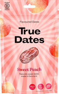 Datle s příchutí TRUE DATES 100 g - SWEET PEACH