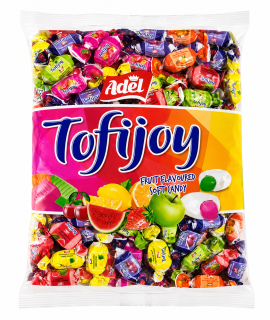 Bonbóny ADEL TOFI JOY 1 kg - s ovocnou příchutí mix