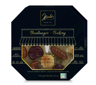 Luxusní pralinky HAMLET 195 g BAKERY - "čokoládové pečivo" - AKCE !!!