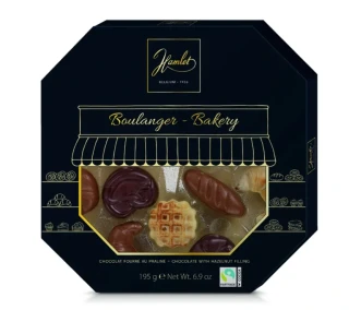 Luxusní pralinky HAMLET 195 g BAKERY - "čokoládové pečivo" - VÝPRODEJ !!! DMT: 9/2026