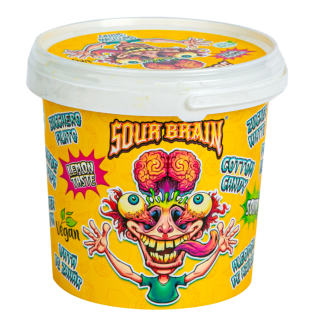 Cukrová vata 50 g KYBLÍK - SOUR BRAIN - kyselý citrón