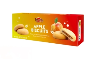 Sušenky PAPAGENA 150 g s krémovou náplní - JABLKO