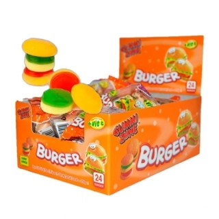 Želé GUMMI ZONE BIG BURGER 32 g - balení 24 ks
