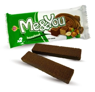 Oplatka Me&You 33 g - OŘÍŠKOVÁ (balení 24 ks)