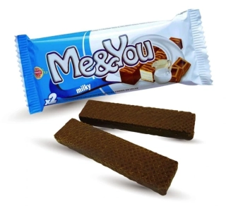 Oplatka Me&You 33 g - MLÉČNÁ (balení 24 ks)