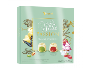 Italská bonboniéra VERGANI 215 g - WHITE PASSION