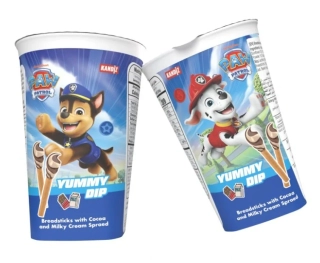 Oříškový krém & tyčinky YUMMY DIP  40 g PAW PATROL
