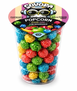 Popcorn SOVORA 60 g kelímek - FRUIT MIX