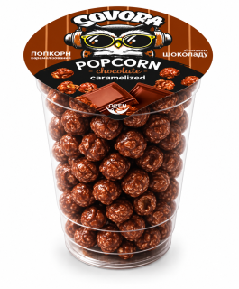 Popcorn SOVORA 60 g kelímek - CHOCOLATE