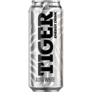 Energetický nápoj TIGER 500 ml v plechu - AURA WHITE - GRAPEFRUIT