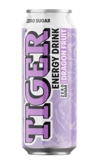 Energetický nápoj TIGER ZERO 500 ml v plechu - DRAGONFRUIT