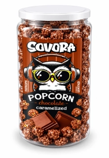 Popcorn SOVORA 160 g tubus - CHOCOLATE