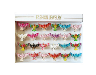 Svítící prstýnek - FASHION JEWELRY - PTÁČCI (balení 24 ks)