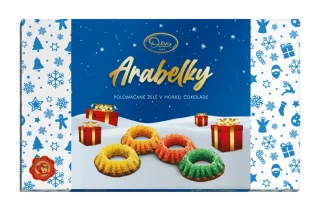 Želé ARABELKY 235 g POLOMÁČENÉ - ovocné želé v čokoládě