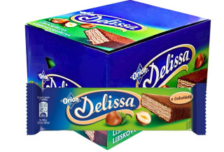 Oplatka DELISSA 30 g oříšková - balení 30 ks