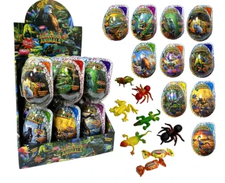 Plastové vajíčko XL 2v1 10 g DANGEROUS ANIMALS