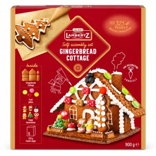 Perníková chaloupka LAMBERTZ  "stavebnice" 900 g VELKÁ 