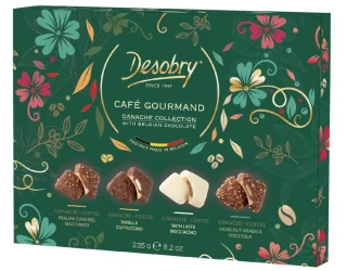 Luxusní belgické sušenky DESOBRY 235 g CAFÉ GOURMAND