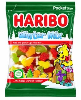 Želé HARIBO 80 g WINTER MIX - ovocné želé